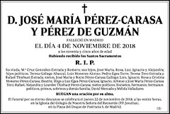 José María Pérez-Carasa y Pérez de Guzmán